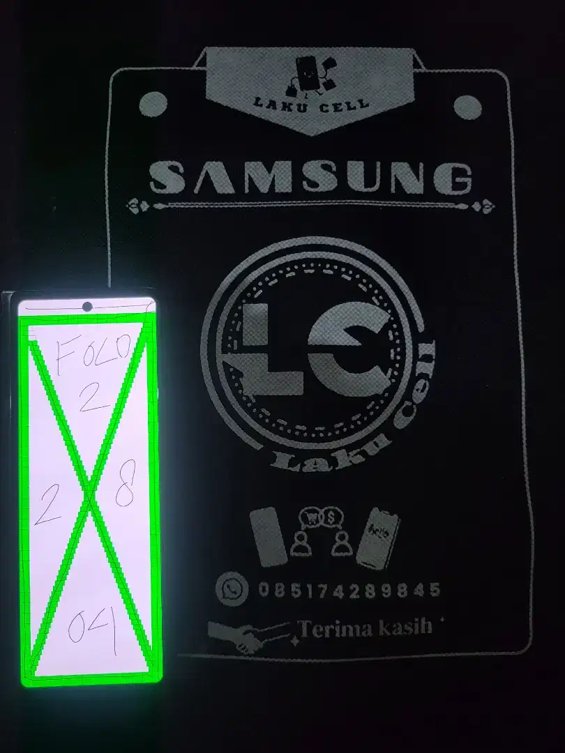 Lcd Depan Fold 2 Original Copotan Normal