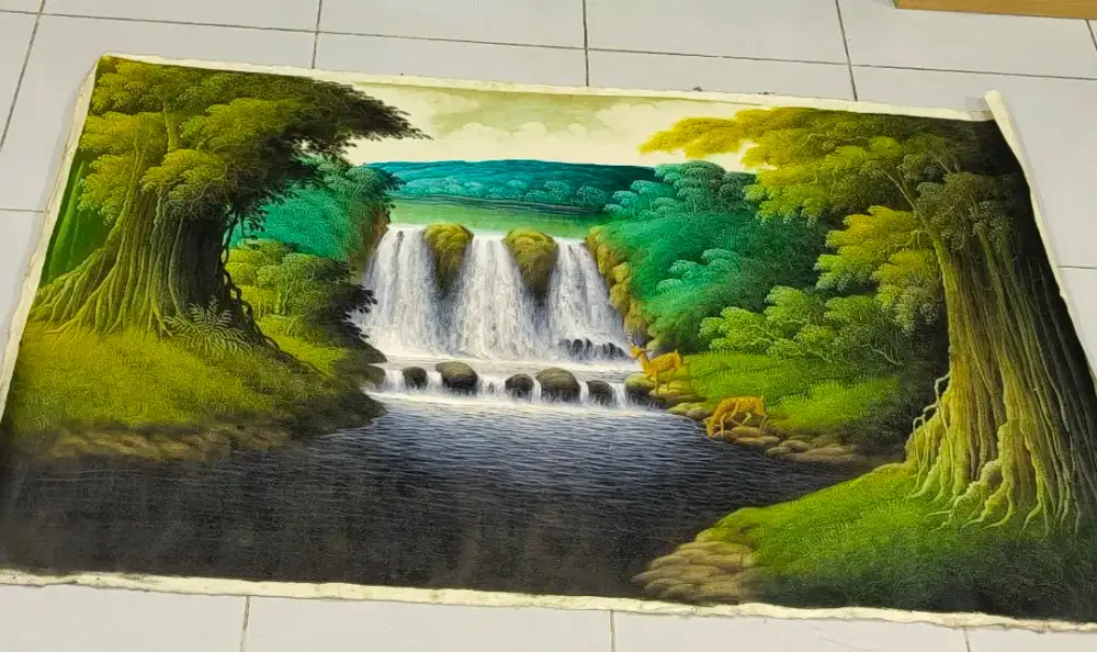Jual Murah Lukisan Minyak Kanvas Tangan Asli