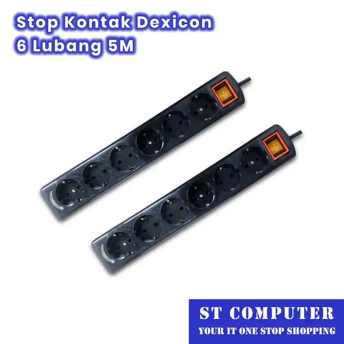 Stop Kontak Dexicon 6 Lubang 5M
