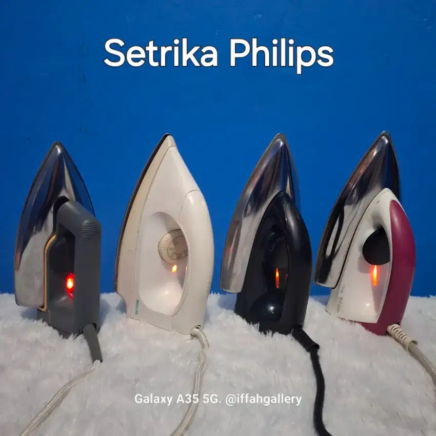 Setrika Philips Orisinil Ringan Dipegang Siap Pakai