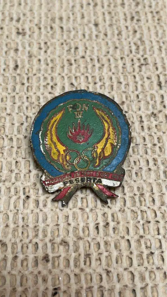 Memorabilia Pin Antik Peserta PON ke IV Makassar tahun 1957