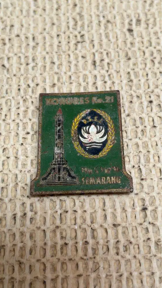 Memorabilia Pin Antik Kongres PSSI tahun 1961