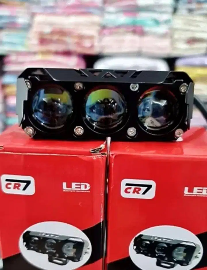 LAMPU SOROT SQL 3 MATA CR7