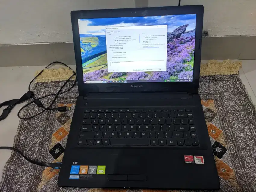 Lenvo G40-45 AMD A8 ram 12 gb Radeon Graphics bukan intel i5 i3 i7