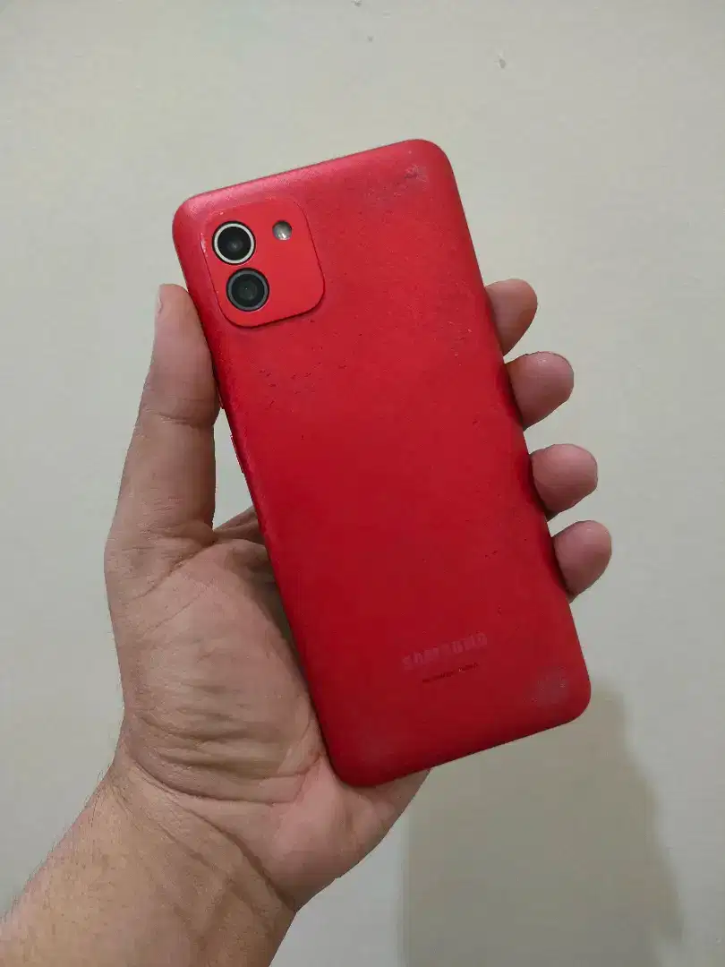 Samsung A03 ram 4/64 masih orian normal semua (hp only)