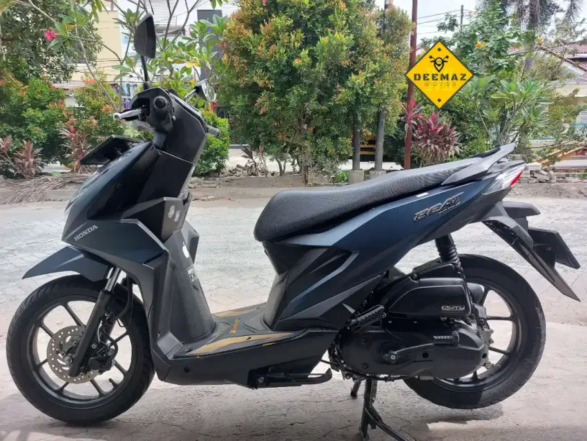 (DP 500)‼️ Plat B DKI JakBar Beat Deluxe CBS ISS Biru Mulus 2023