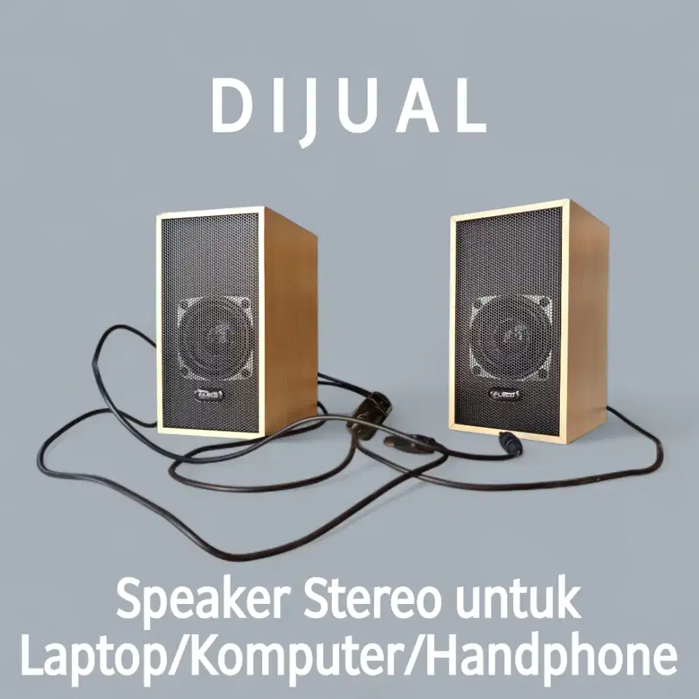 Speaker stereo untuk laptop/komputer/handphone