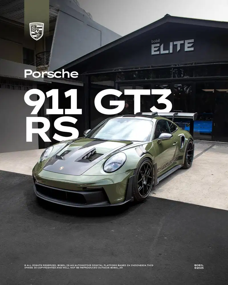Porsche 911 (992) GT3 RS Weissach Package Nato Olive PTS Color