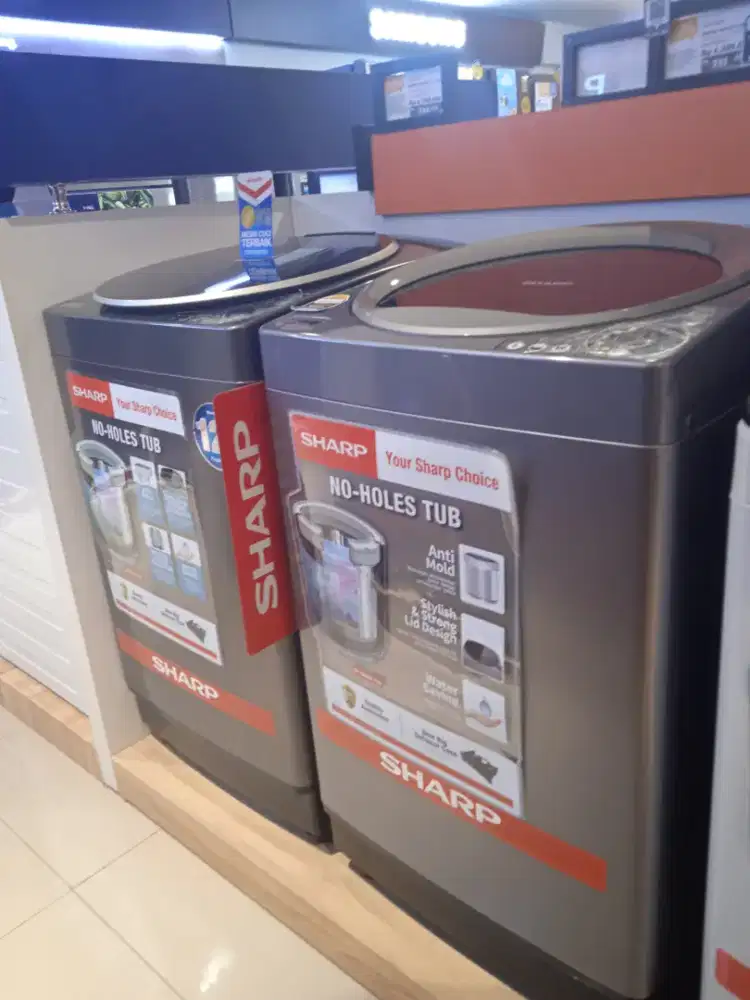 Promo mesin cuci Sharp terbaru bisa di cicil menggunakan home Credit