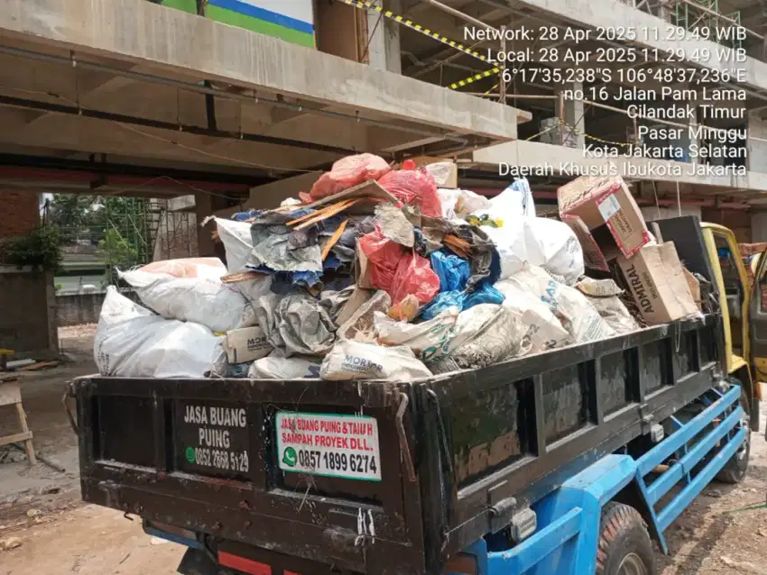 Jasa buang puing sampah