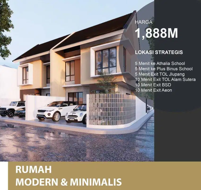 Jual Rumah On Progres Di Villa Melati Mas Serpong Dekat BSD