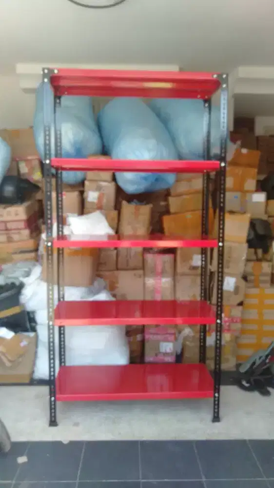 Rak besi siku susun 5.