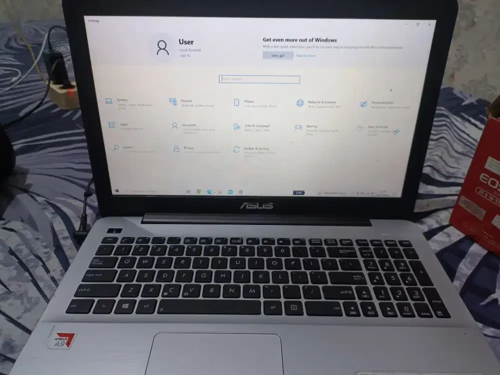 Laptop asus x555b amd