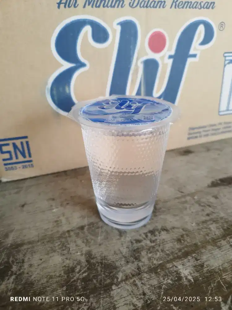 Air mineral cup Elif 220 ml per dus