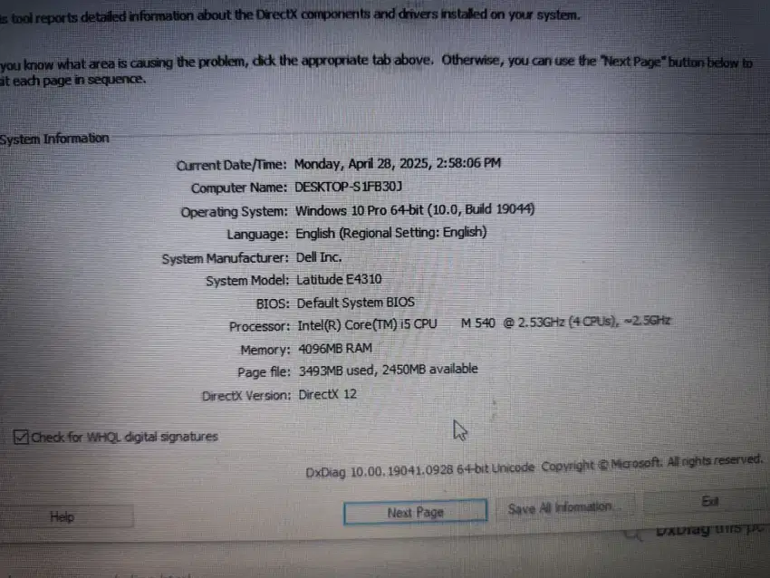 Dell Latitude E4310