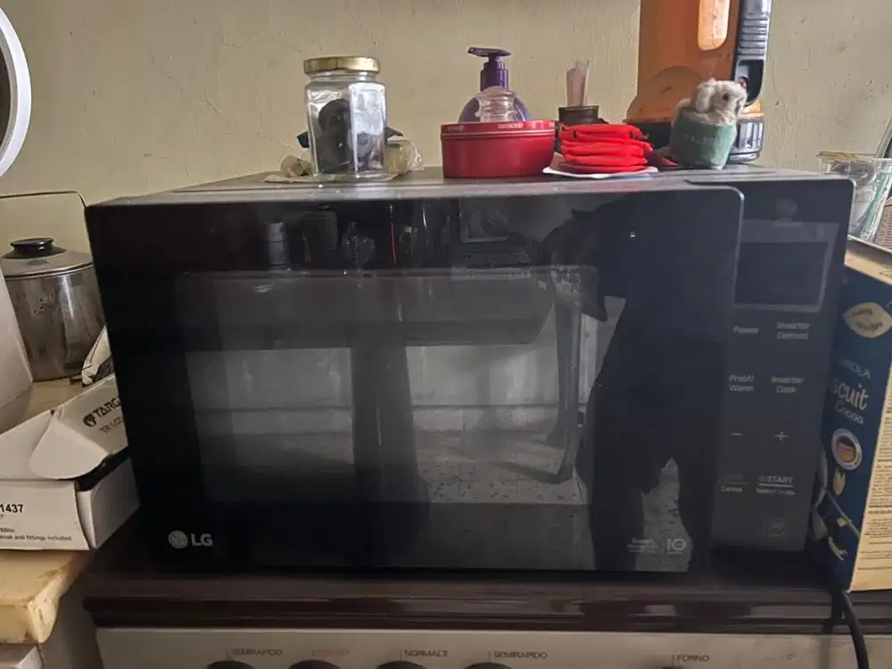 Microwave lg inverter like new malang