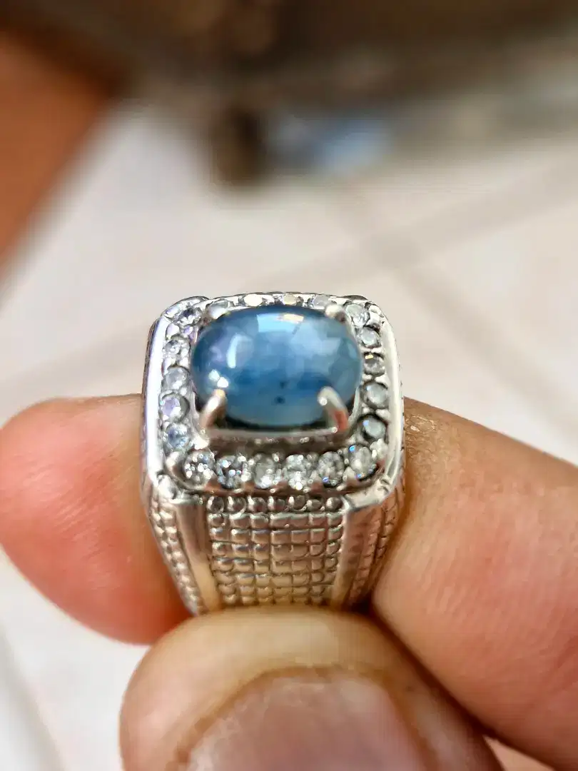 Cincin Blue Saphire