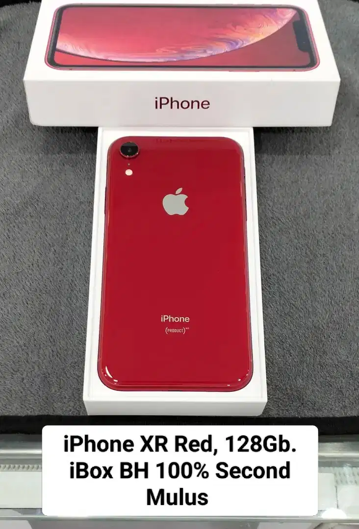 iPhone XR Red, 128Gb.iBox BH 100% Second