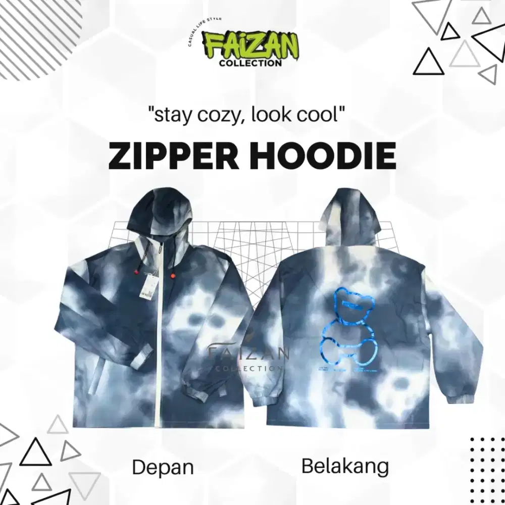 Jaket Zipper cowok cewek