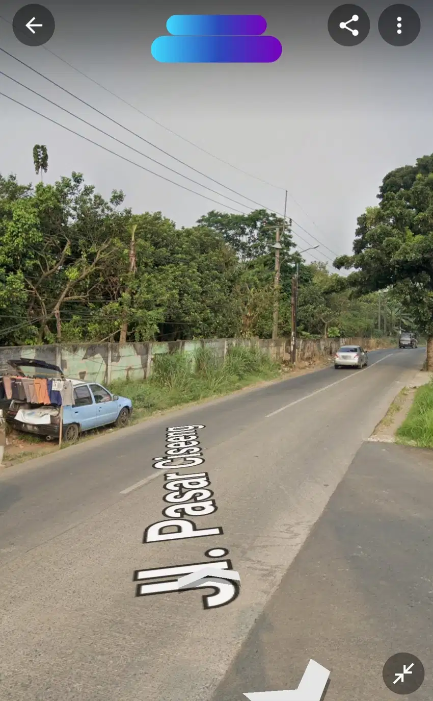 Lahan premium ciseeng,bogor,pinggir jalan utama ciseeng,zona kuning