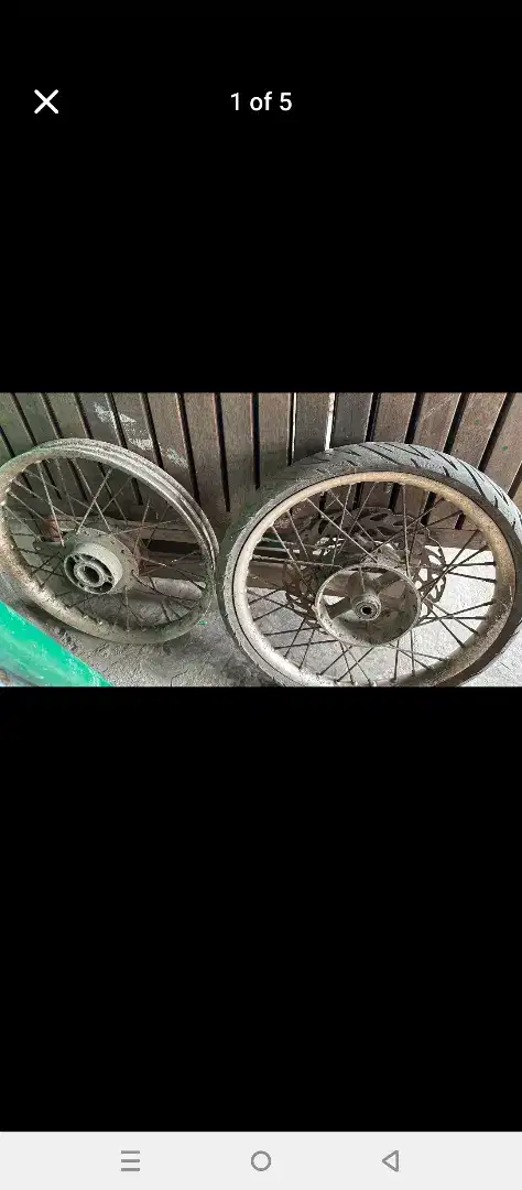 Velg ban bekas modif satria fu