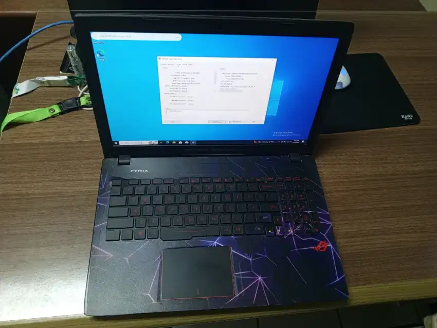 Laptop gaming Asus ROG gl 553 vd VGA Nvidia 1030