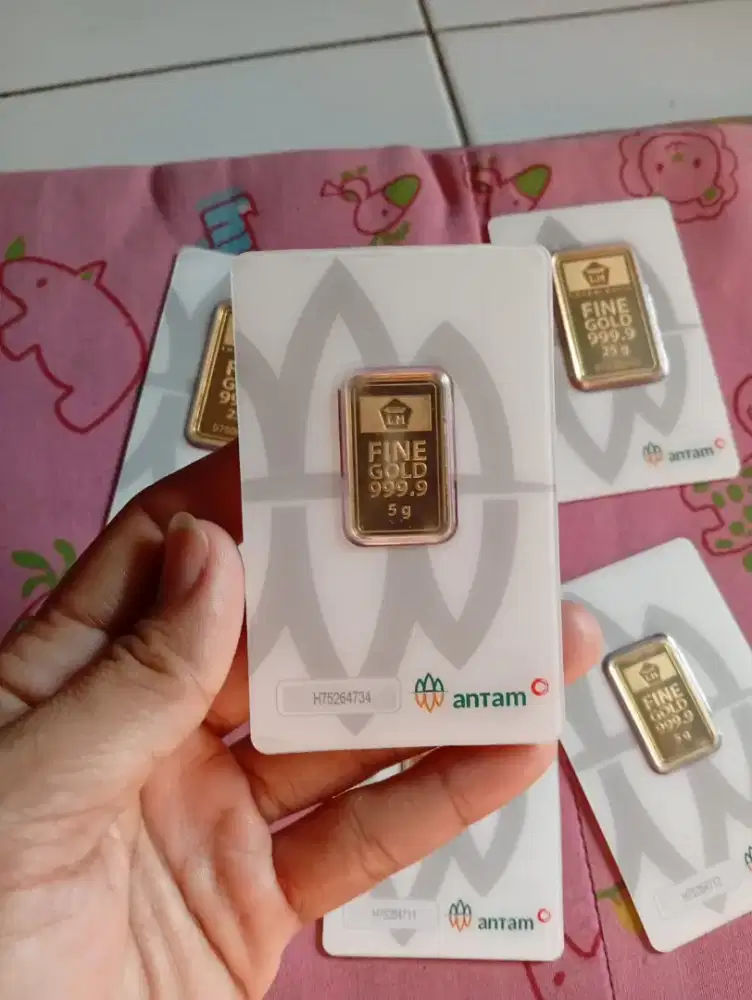 Jual LM Antam Certieye 5 Gram 25 Gram