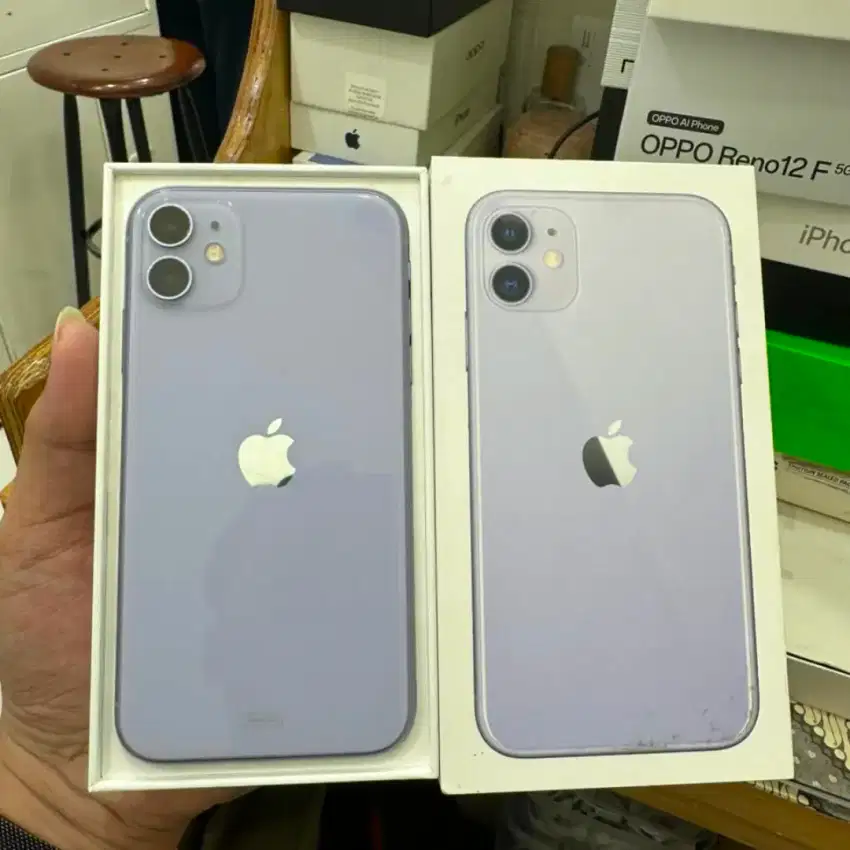 IPHONE 11 IBOX 128 HB 100 KOMPLIT MULUS