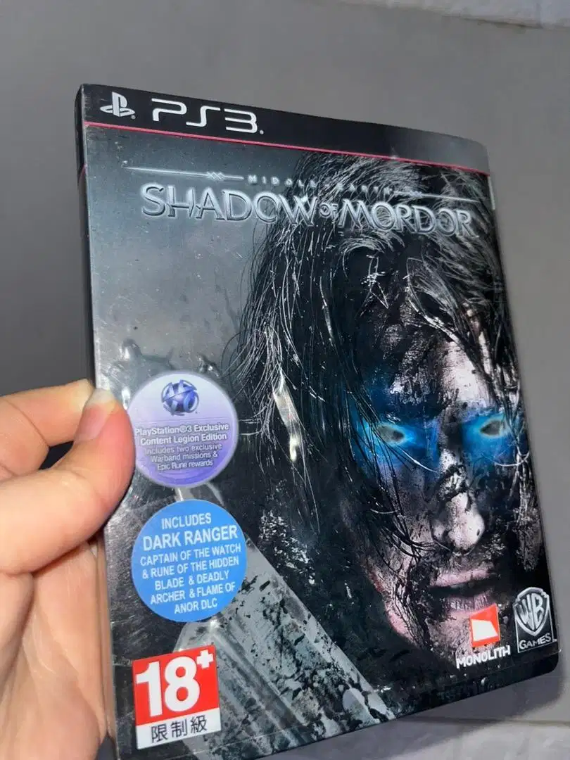 Shadow of Mordor Middle Earth: Steelbook Edition (PS3)