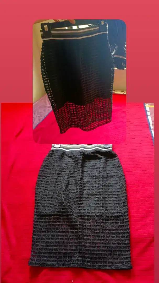 Preloved rok mini jaring