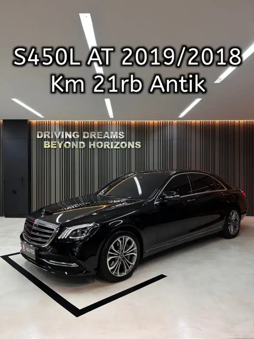 Mercedes Benz S450 2019 Hitam Mercy S450L AT B2298SMB Km21rb Nik 2018