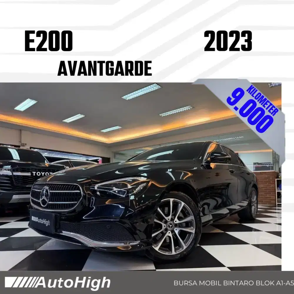 DP10% [Km9.000] E200 Panoramic 2023 Black Reg 2022 #AUTOHIGH