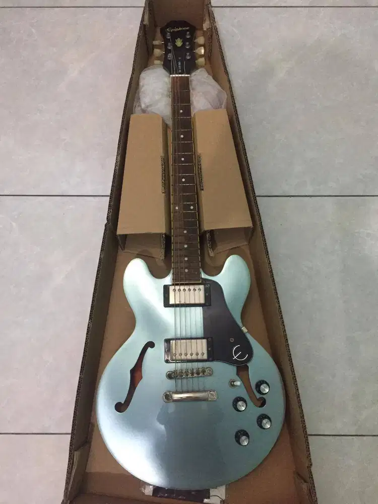 WTS/DIJUAL GITAR EPIPHONE ES 339 PRO LIMITED EDITION PELHAM BLUE