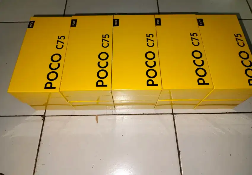poco C75 ram 8/256 baru garansi resmi original