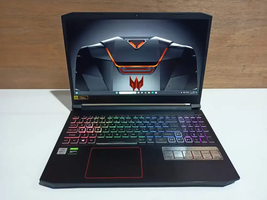 laptop game acer nitro core i7 10th nvidia gtx1650ti 8gb 512gb