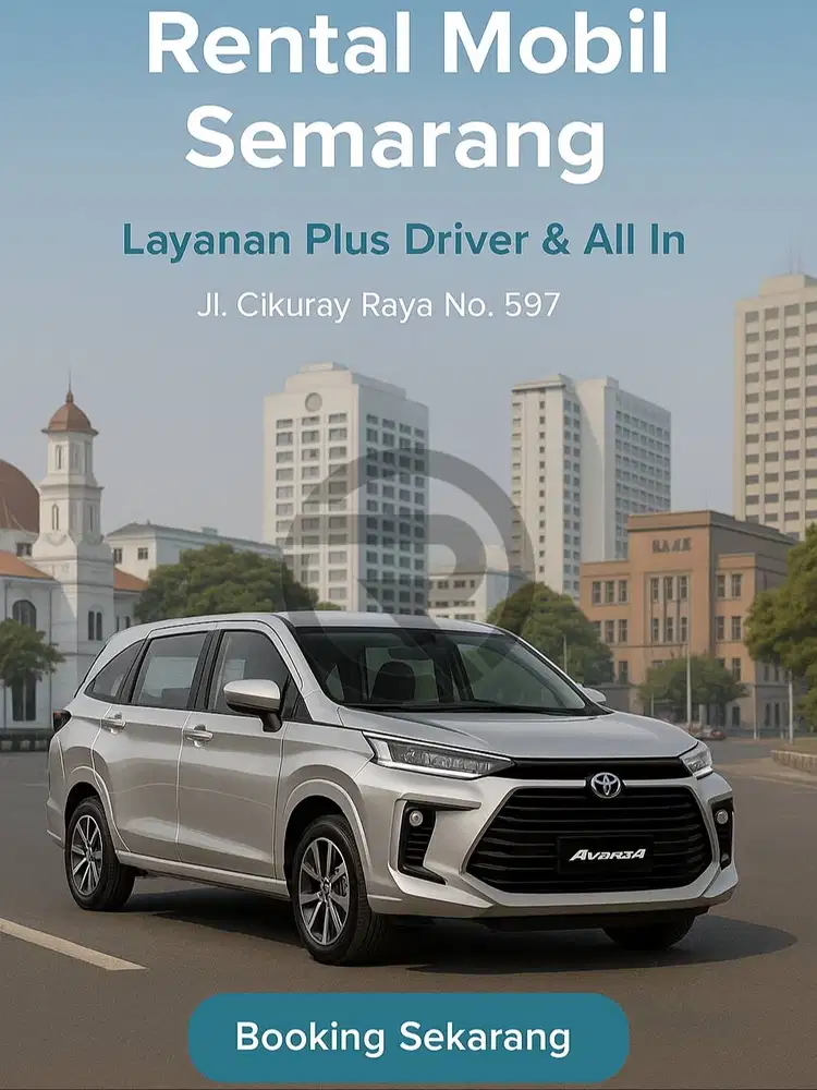 Rental Mobil Semarang + Driver Profesional | Mobil Bersih, Rapi, Wangi