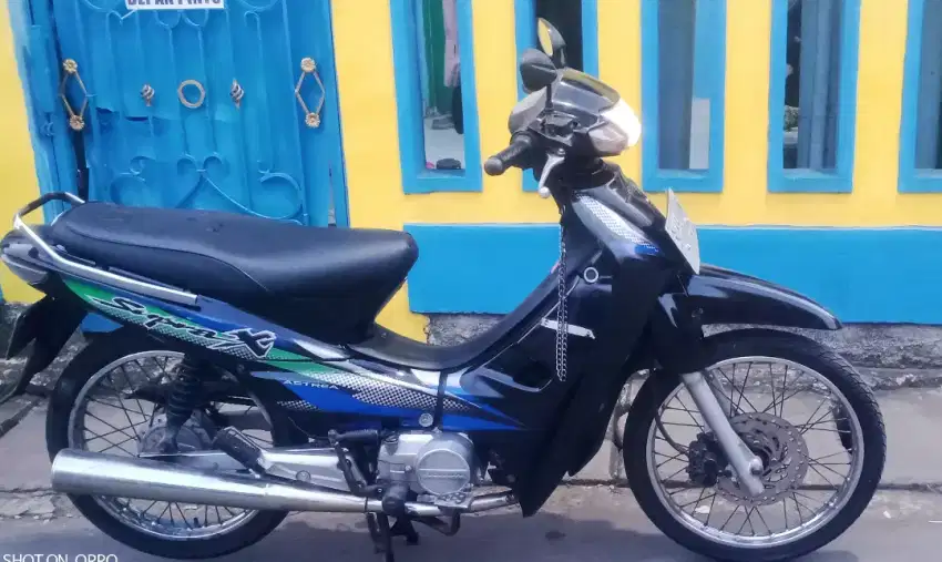 Jual motor tua Supra x 2002 ss lengkap
