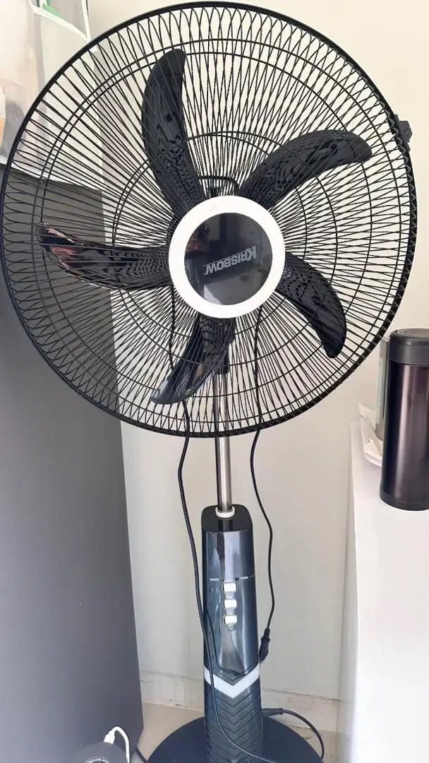 KRISBOW STANDING FAN 18” WITH LAMP