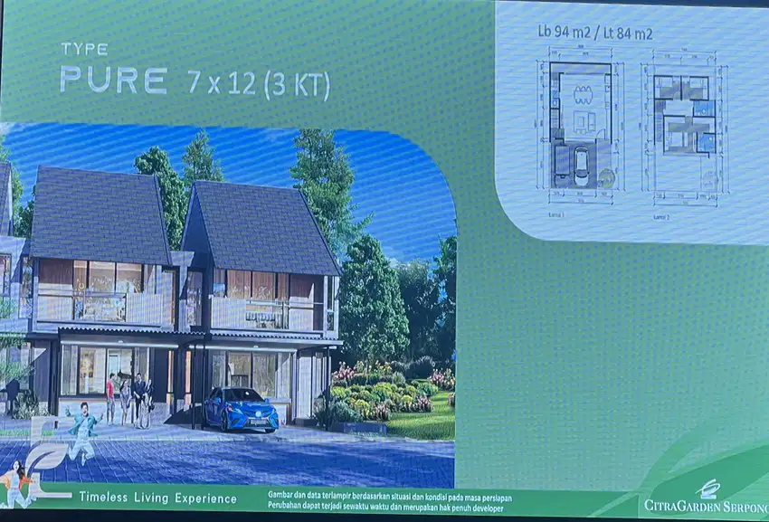 Dijual rumah baru di citra garden serpong type pure