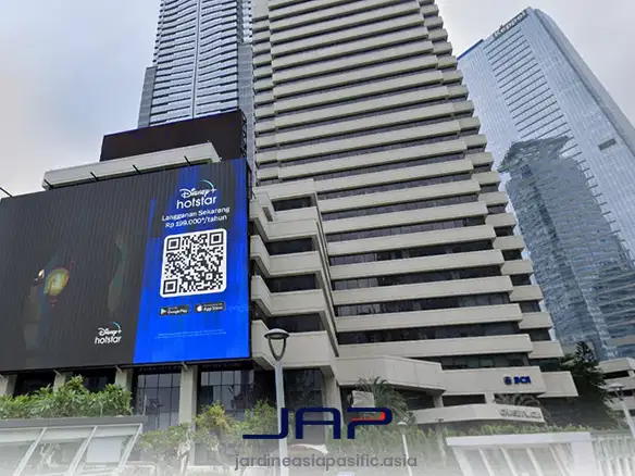Sewa Kantor Chase Plaza 279 M2 Furnish Sudirman Jakarta Selatan