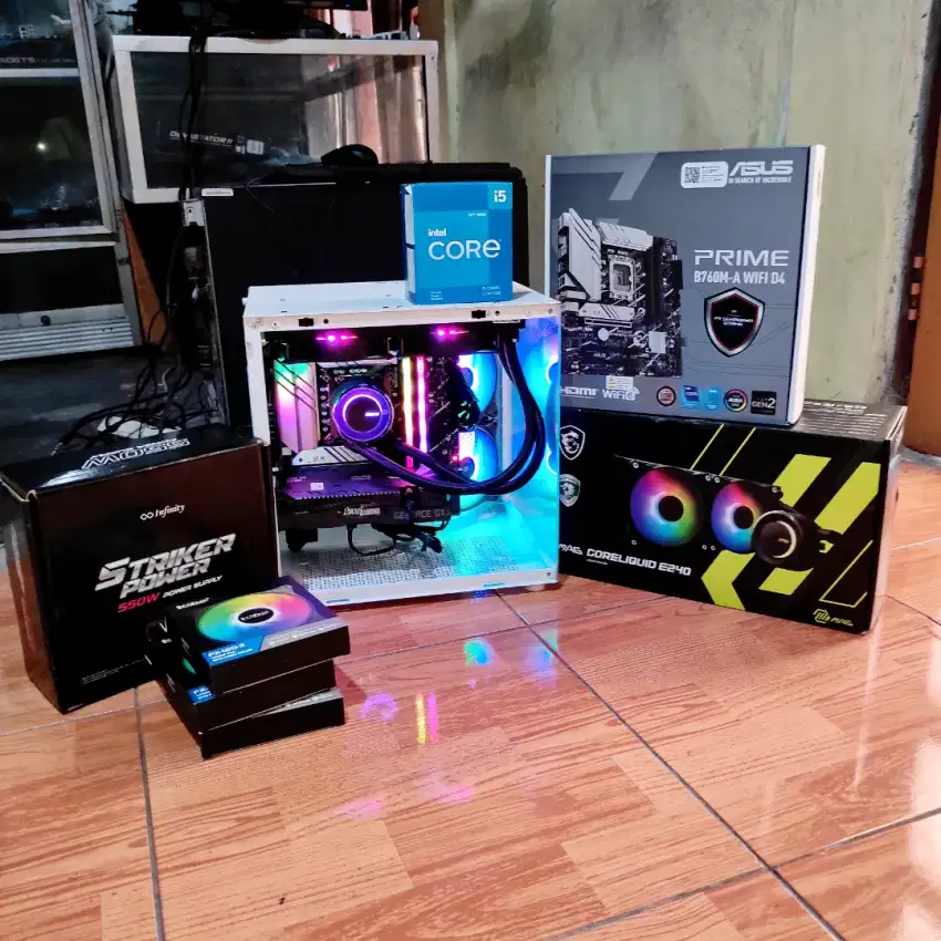 PC Multiguna Intel i5 12400f dan Vga GTX 1660 Super