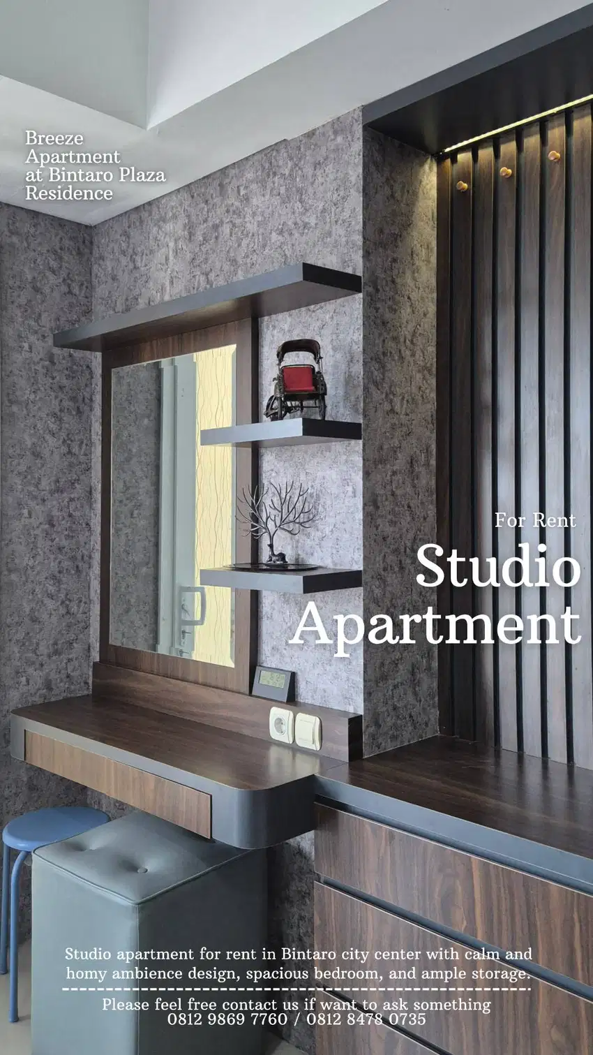 Disewakan Apartemen Breeze Fully Furnished Customize