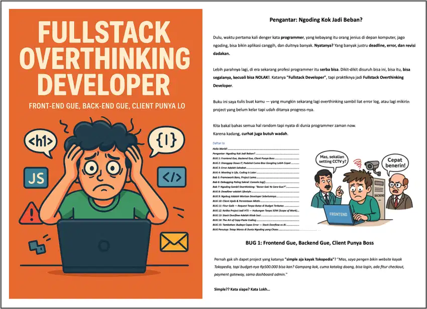 Ebook - FULLSTACK OVERTHINKING DEVELOPER