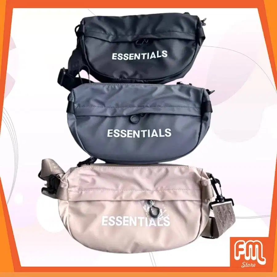 Tas FOG ESSENTIAL Waistbag Pria Hype / Crossbody Bag FOG