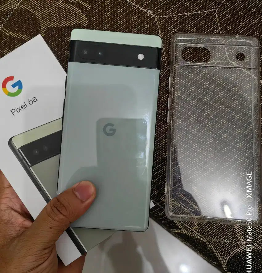 Google Pixel 6A Beacukai (6/128) Fullset mulus