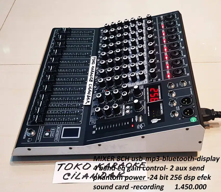 mixer 8chanel efek 256dsp
