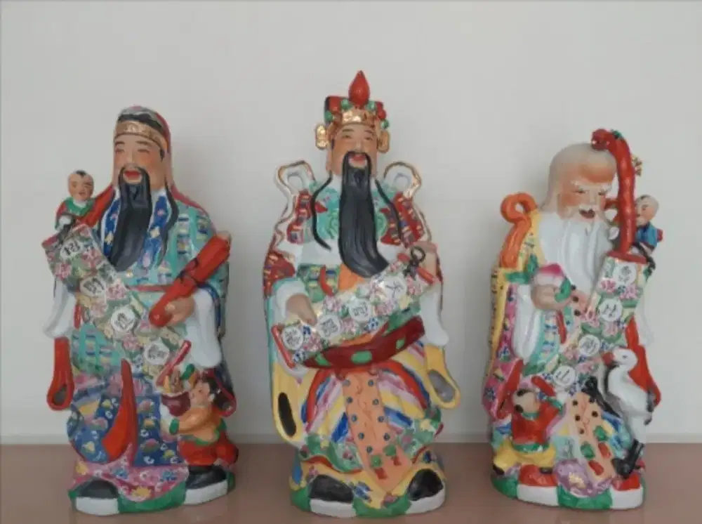 FU LU SHOU  PATUNG LIMITED EDITION.Rp 15 juta.Termurah&Terbaik