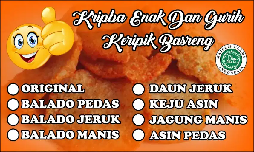 Kripik Basreng (Kripba)