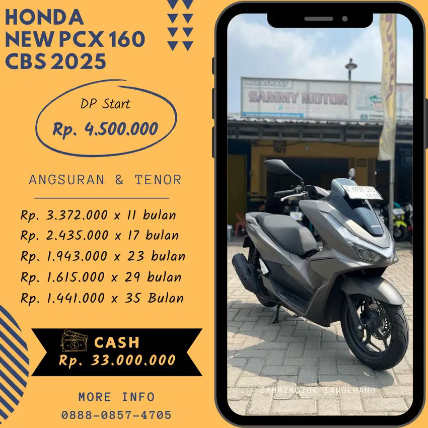 NEW PCX 160 CBS 2025