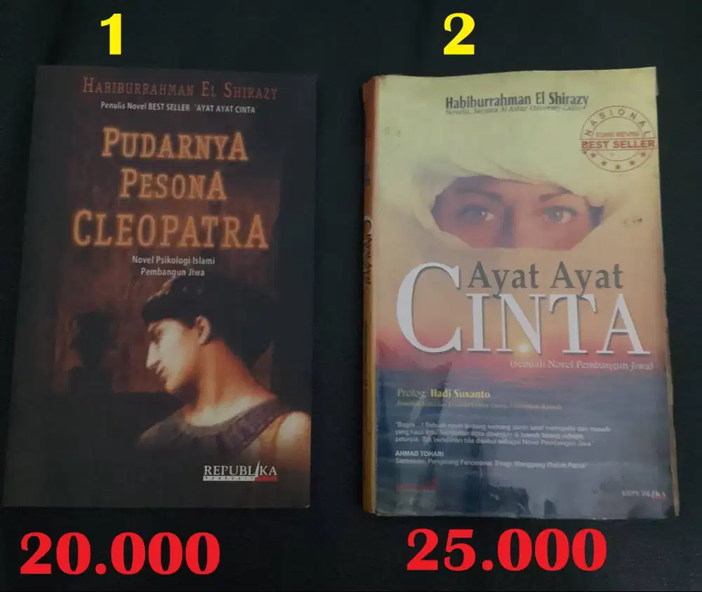 Novel Ayat ayat Cinta & Pudarnya Pesona Cleopatra